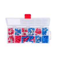 Set 144 conectori pentru conductoare electrice Strend Pro Premium, in cutie organizator