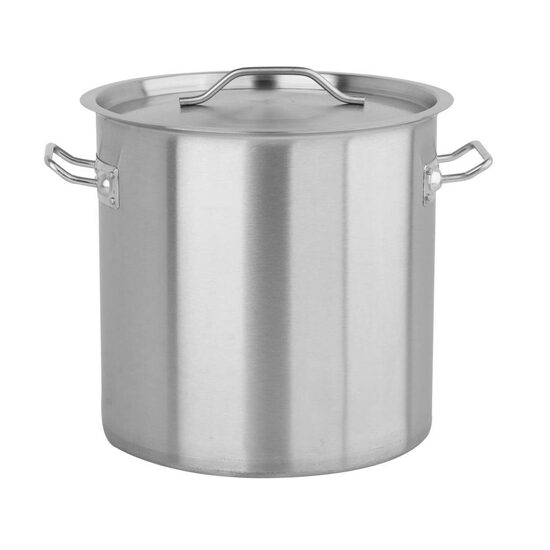 Oala inalta cu capac, uz profesional Yato Gastro 30x30 cm, Inox alimentar, 21 l