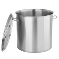 Oala inalta cu capac, uz profesional Yato Gastro 38x38 cm, Inox alimentar, 43 l