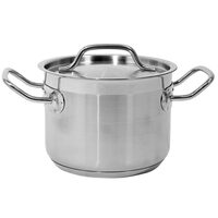 Oala cu capac, uz profesional Yato Gastro 16x12cm, Inox alimentar, 2.4 l