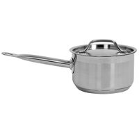 Cratita cu capac si maner, uz profesional Yato Gastro 16x9.5cm, capacitate 1.9l, Inox alimentar