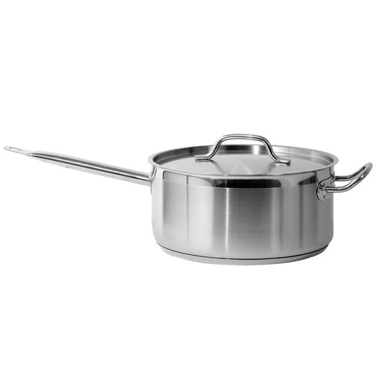 Cratita cu capac si maner, uz profesional Yato Gastro 28x13cm, capacitate 8l, Inox alimentar
