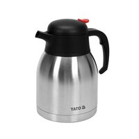 Termos cu buton deschidere, Yato Gastro, capacitate 1.5 litri, Inox