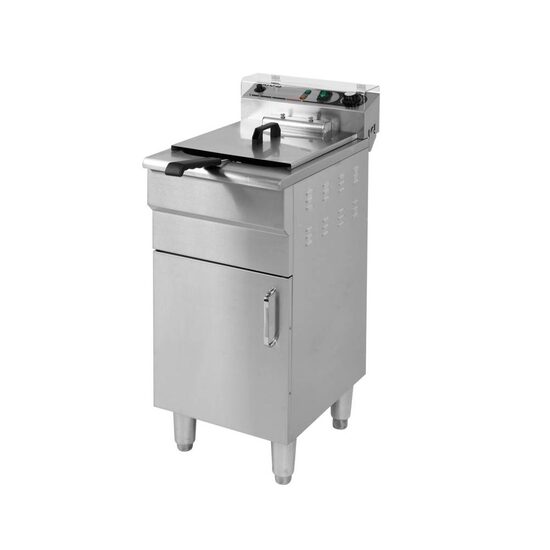 Friteuza profesionala electrica, Yato Gastro, Inox, capacitate 11.5 L, putere 5 kW, trifazat