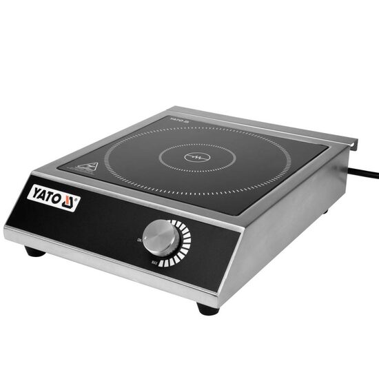 Plita cu inductie profesionala Yato Gastro, Inox, putere 3500 W, 325x420x105mm