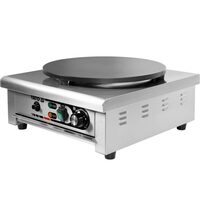 Plita pentru clatite, profesionala Yato Gastro, Inox, putere 3000 W, diametru 400 mm