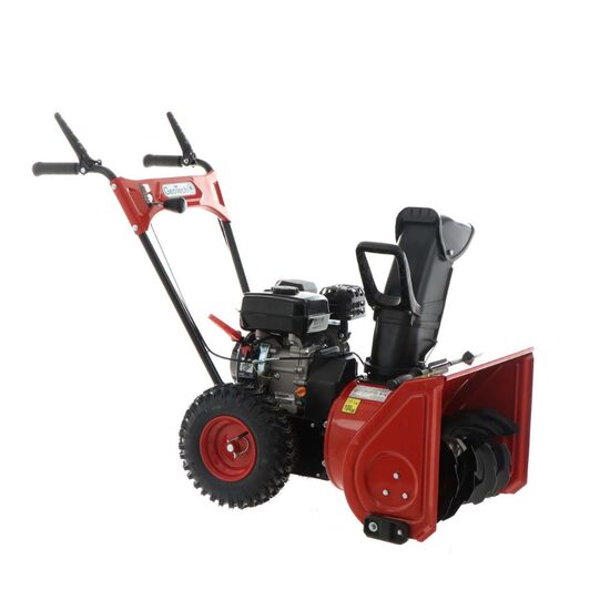 Freza de zapada pe benzina GeoTech 6.5 CP, 5 viteze, latime de lucru 56 cm, pornire manuala