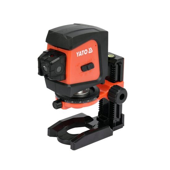 Nivela laser 5 puncte, Yato 3xAA, raza lucru 20 m, IP54, magnet