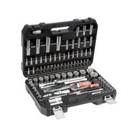 Trusa tubulare si biti cu prindere 1/4" si 1/2", Yato Crom Vanadiu, 94 piese, antrenor cu clichet