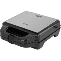 Sandwich-maker Lund, 1400 W, Inox, Placi nonaderente, 25x21 cm