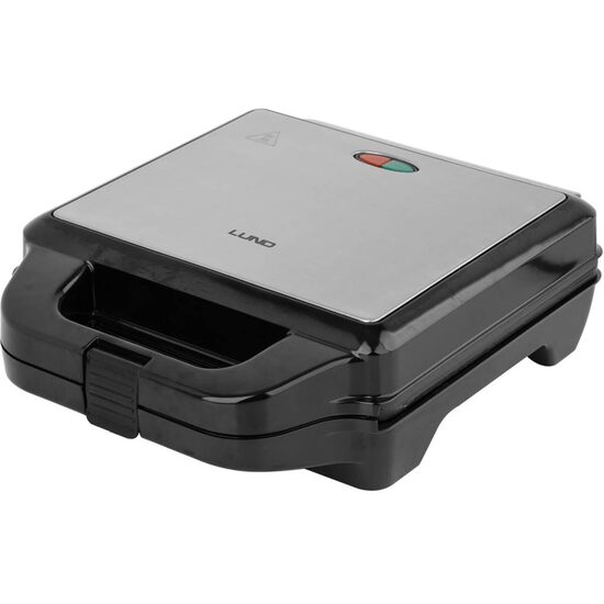 Sandwich-maker Lund, 1400 W, Inox, Placi nonaderente, 25x21 cm