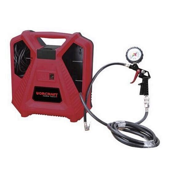 Compresor fara ulei, Worcraft PAC11-180, putere 1.1kW, 8 Bar, cu accesorii