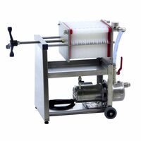 Pompa cu filtru placi si carton Agrieuro Profesional 21 placi, 20×20 AF20, 900 l/h, 0.5 CP, IP44, Inox