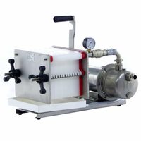 Pompa cu filtru placi si carton Agrieuro Profesional 15 placi, 20×20 AF14, 900 l/h, 0.5 CP, IP44, Inox