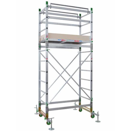 Schela mobila multifunctionala Facal Alumito, max 150 kg, 4.4 m, Aluminiu