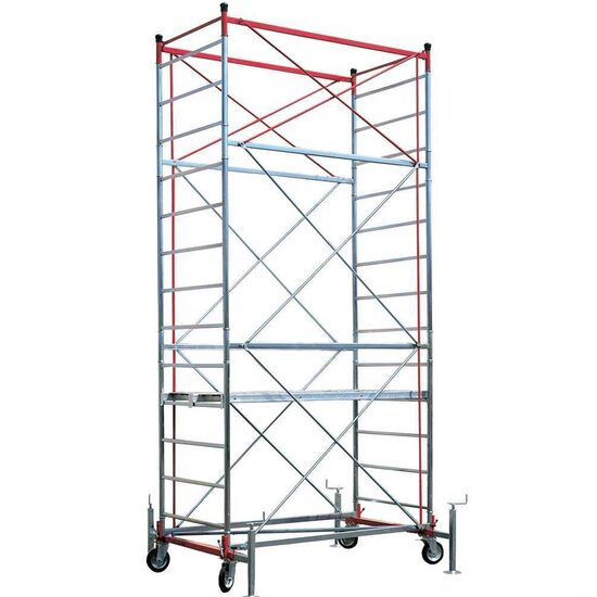 Schela mobila Facal Spazio, max 200 kg, 5.2 m, Aluminiu si Otel