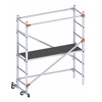 Schela mobila multifunctionala Gierre Fast&Lock 100, max 150 kg, 2.87 m, Aluminiu 