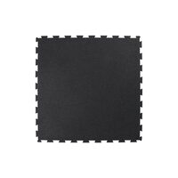 Saltea gimnastica 1 buc puzzle, 100x100 cm, Interconectabila, Cauciuc, Negru