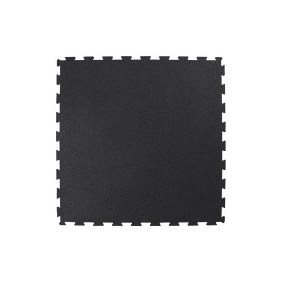 Saltea gimnastica 1 buc puzzle, 100x100 cm, Interconectabila, Cauciuc, Negru