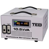 Stabilizator de tensiune automat, 10.5KVA / 6000W, 130-260V, servomotor, Afisaj LED