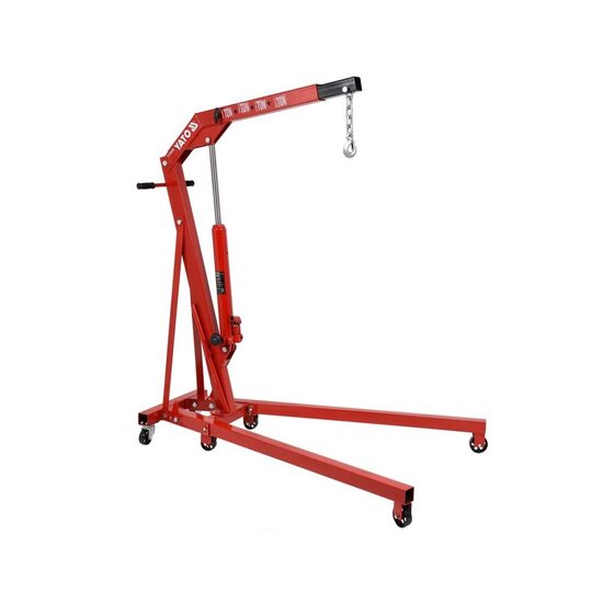 Macara hidraulica tip girafa Yato capacitate 1000 Kg, Inaltime ridicare 210 cm