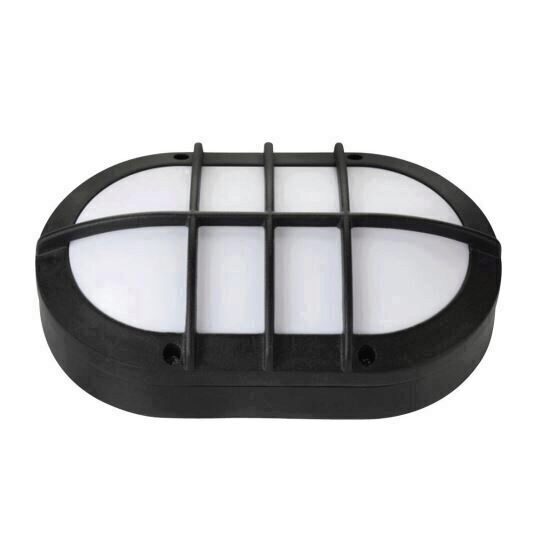 Aplica cu led Kafkas Black, 8W, Negru, corp aluminiu, 420lm, lumina neutra 4000K