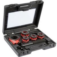 Set 4 filiere tevi Yato YT-29001, 3/8-1", in cutie plastic