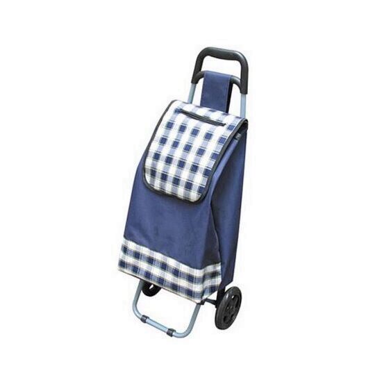 Carucior cumparaturi Strend Pro Zoltan, PE/PVC, max 25 kg, dimensiune 35x30x94 cm