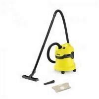 Aspirator umed/uscat Karcher WD 2, 1000 W, 12 l, Negru/Galben