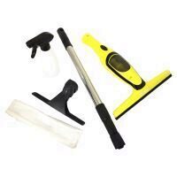 Aspirator cu acumulator, telescopic, pentru geamuri, Strend Pro VAC-80E, Li-Ion, 280 ml, telescop 65 cm