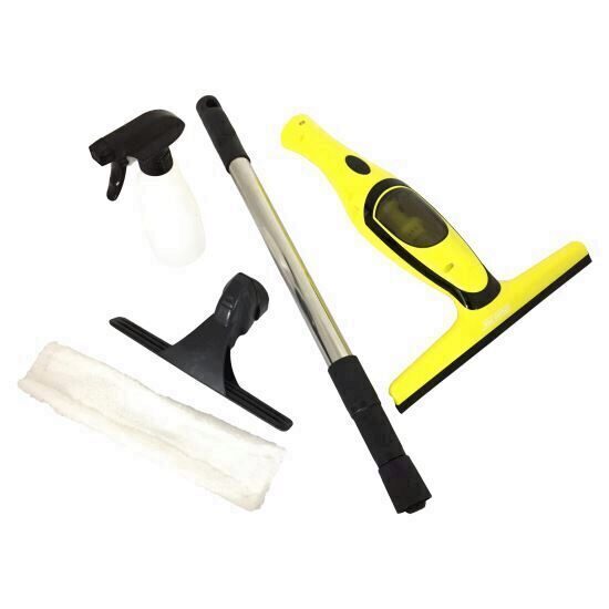 Aspirator cu acumulator, telescopic, pentru geamuri, Strend Pro VAC-80E, Li-Ion, 280 ml, telescop 65 cm