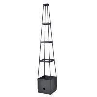 Ghiveci pentru rosii Strend Pro Herrison FP8018, 25x25x150 cm, maro