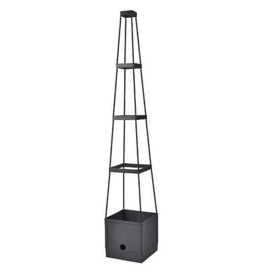 Ghiveci pentru rosii Strend Pro Herrison FP8018, 25x25x150 cm, maro