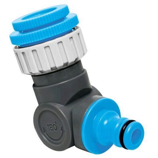 Adaptor articulat pentru furtunuri Aquacraft, 1/2-3/4-1", pentru cupla rapida