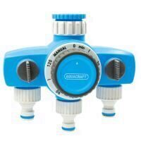 Distribuitor furtun cu 3 cai, Aquacraft 290030, cu timer mecanic, max 120 min