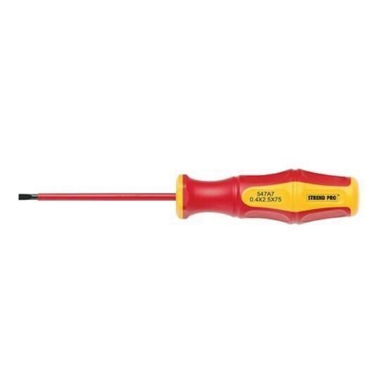 Surubelnita dreapta izolata 1000V, Strend Pro CX547A, VDE 0.8x4x100 mm