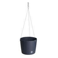 Ghiveci suspendat Strend Pro Round DRTW260, 8.9L, culoare maro, imitatie rattan