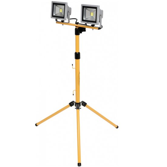 Reflector led cu trepied Yato YT-81789, 2x20W, 2x1400 lm, 0.7-1.7 m, IP65