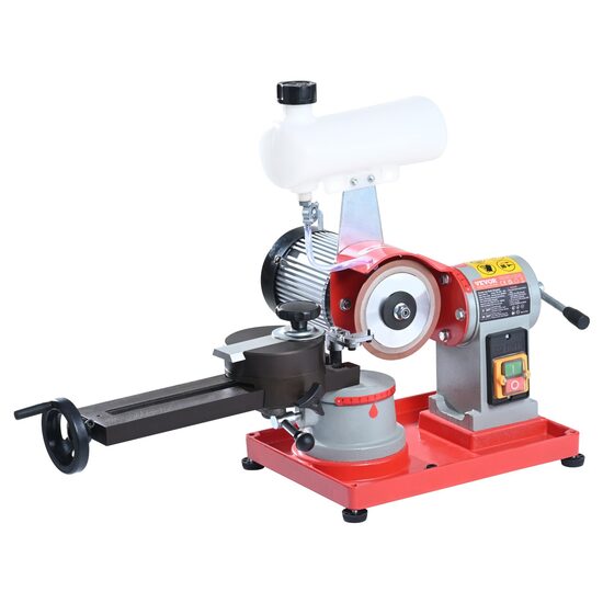 Masina de ascutit panza fierastrau circular Vevor 80-700 mm, 3600 rpm, putere 370 W, Rezervor de apa 