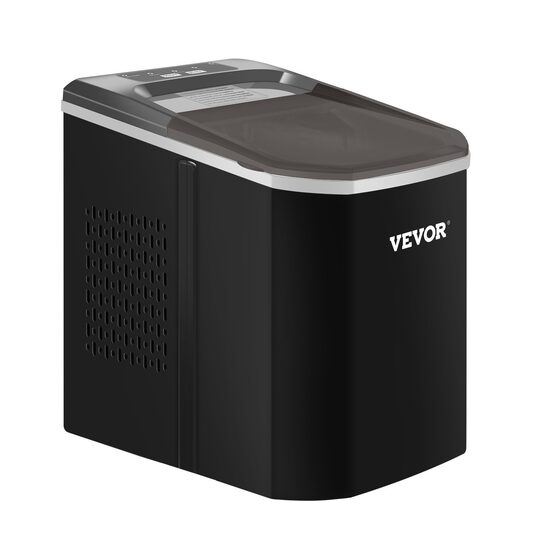 Masina pentru cuburi de gheata Vevor 12 kg/h, 1.4 l, Negru, 9 buc/ciclu