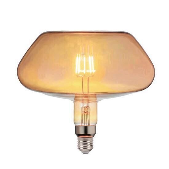 Bec led decorativ Ginza Amber 8W, 620 lm, Lumina calda 2200 k, E27