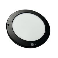 Plafoniera cu senzor de miscare Martha-18 Negru, diametru 22 cm, 6400K, 1530lm, 18W, aplicata sau incastrata