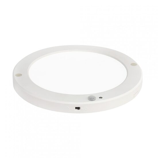Plafoniera cu senzor de miscare Martha-18W PRO, Alb, Culoare lumina selectabila 3000/4500/6000K, 1530 lm, aplicata sau incastrata