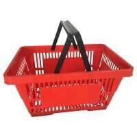 Cos pentru cumparaturi Strend Pro Shopper, 20 L, rosu