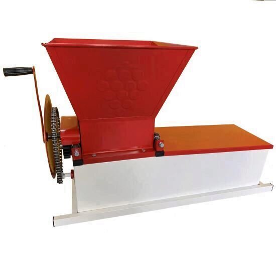 Zdrobitor de struguri cu desciorchinare BG-41803, tambur de aluminiu, separator metalic