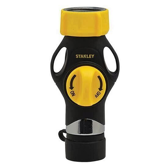 Conector furtun Stanley 38610 Deluxe, 1”, comutator on/off, metalic