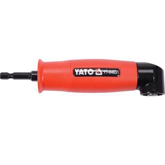 Adaptor bormasina cu cap inclinat Yato YT-04631, unghi 90, max 400 rpm, Hex, lungime 155 mm