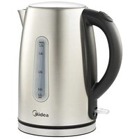 Fierbator electric cordless, Otel inoxidabil, capacitate 1.7 l, putere 2200 W, deconectare automata