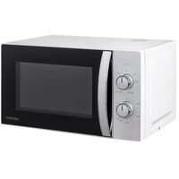 Cuptor cu microunde Toshiba 800 W, capacitate 20 l, Timer, Alb, 5 trepte de putere, functie grill
