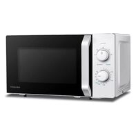 Cuptor cu microunde Toshiba 800 W, capacitate 20 l, Timer, Negru/Alb